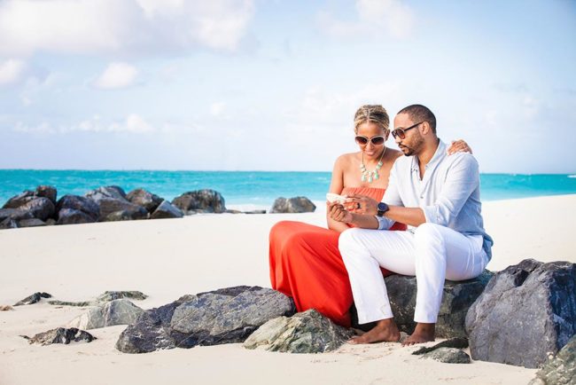 leeward-beach-engagement-photo